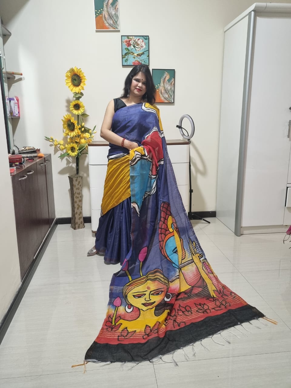 Tussar Silk saree