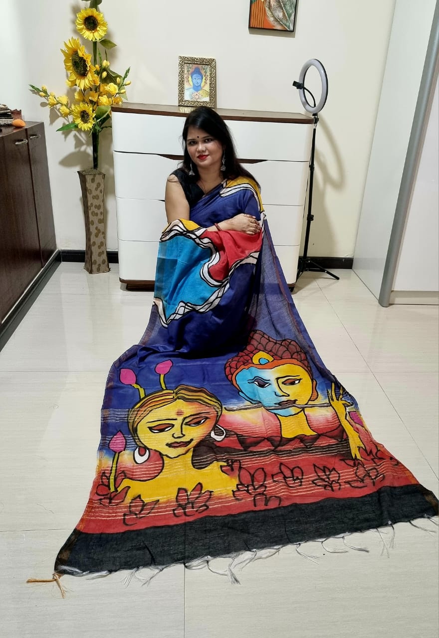 Tussar Silk saree