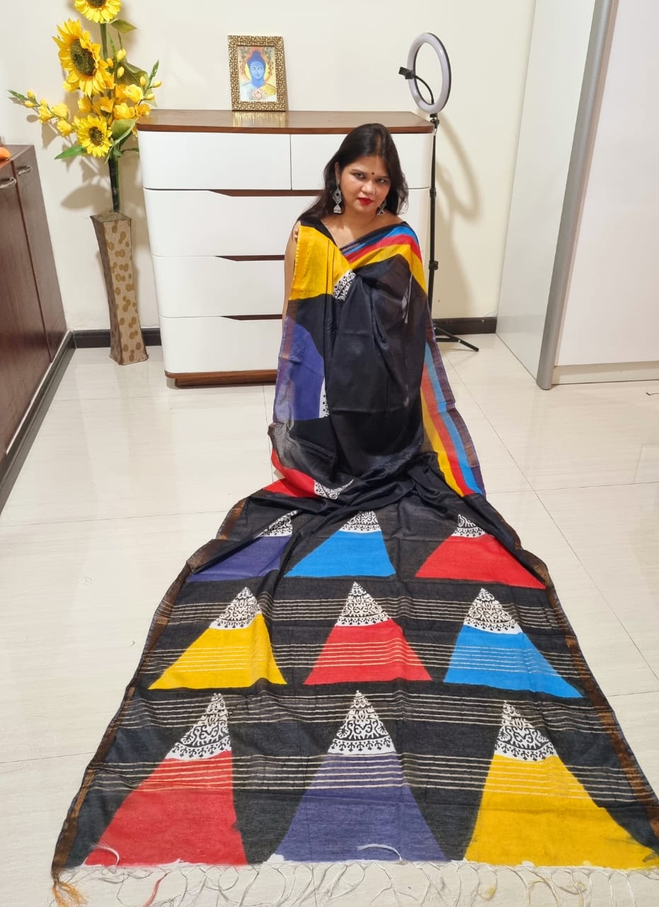 Tussar Silk saree