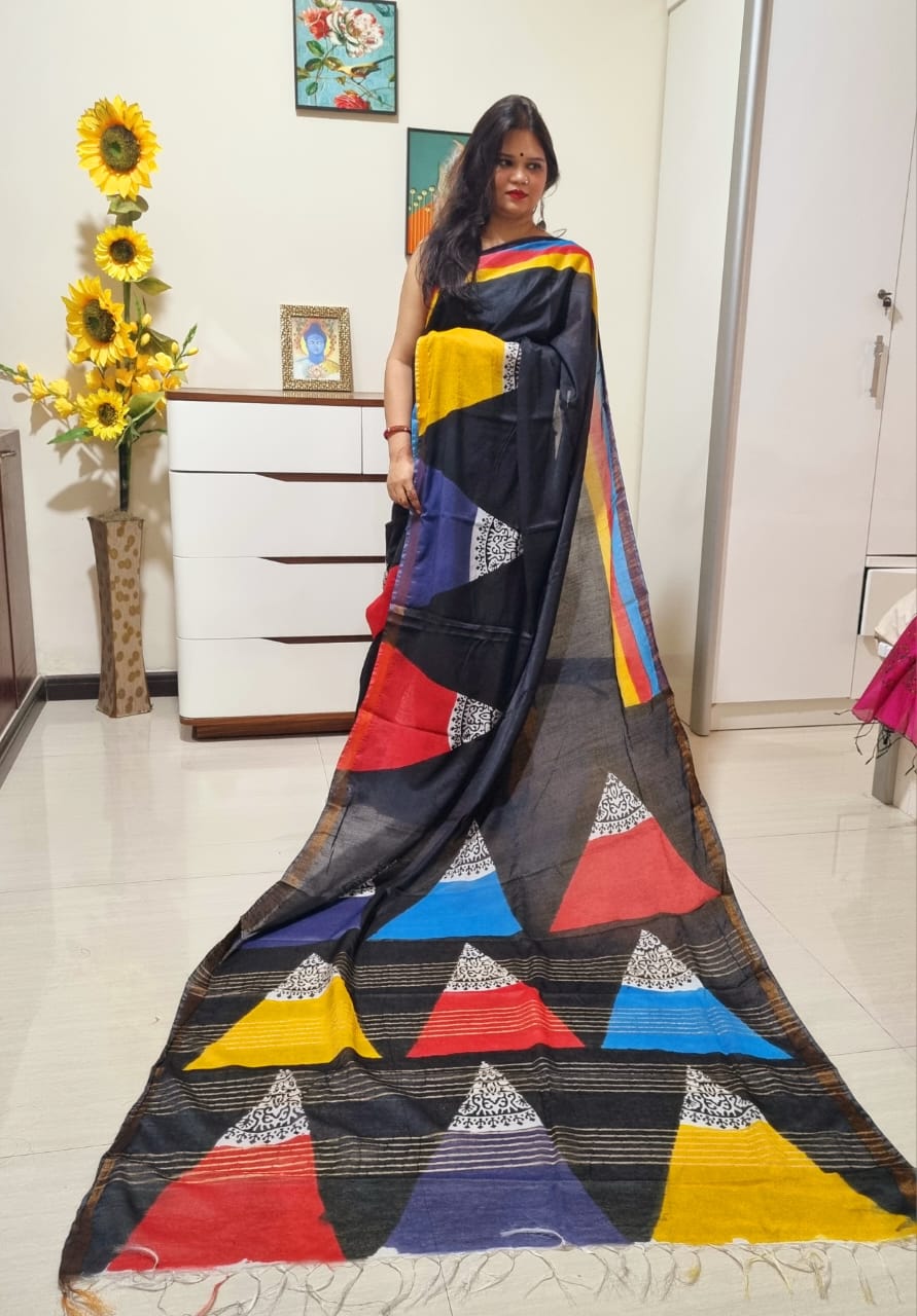 Tussar Silk saree