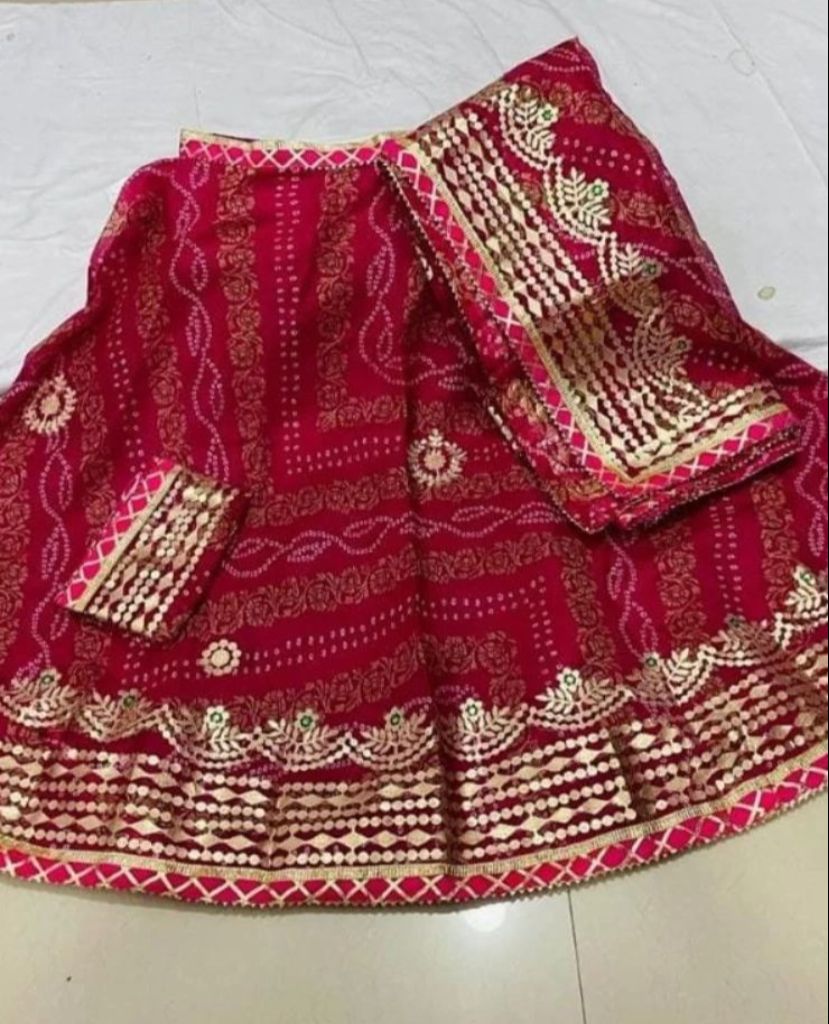 Ladies Georgette Embroidered Rajasthani Lehenga Choli at Rs 3800 in Jaipur