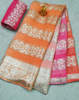 Pure Georgette Zari Saree