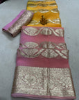 Pure Georgette Zari Saree