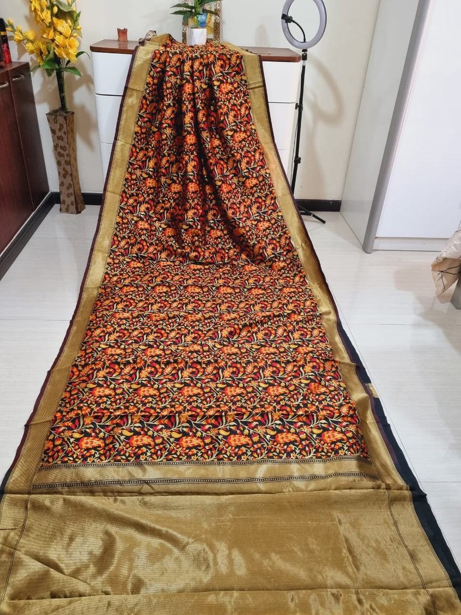 Kani weaving saree