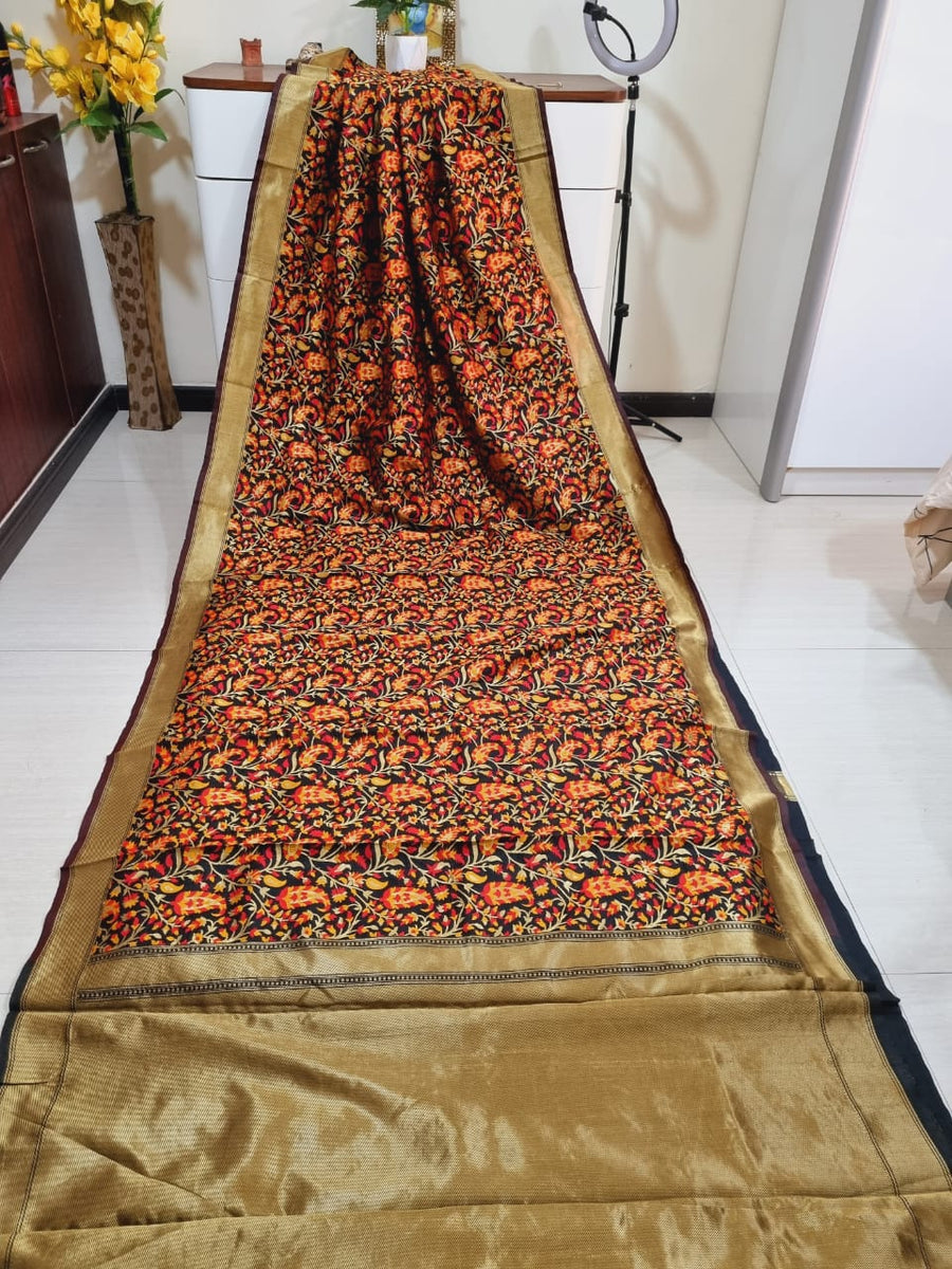 Kani weaving saree