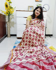 Digital printed Kashmiri silk saree