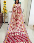 Digital printed Kashmiri silk saree