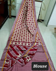 Digital printed Kashmiri silk saree