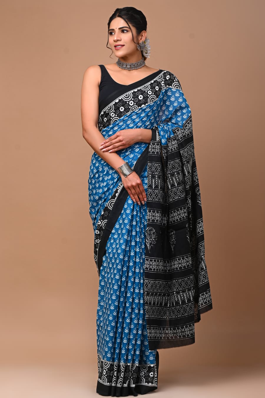 Handblock mulmul cotton