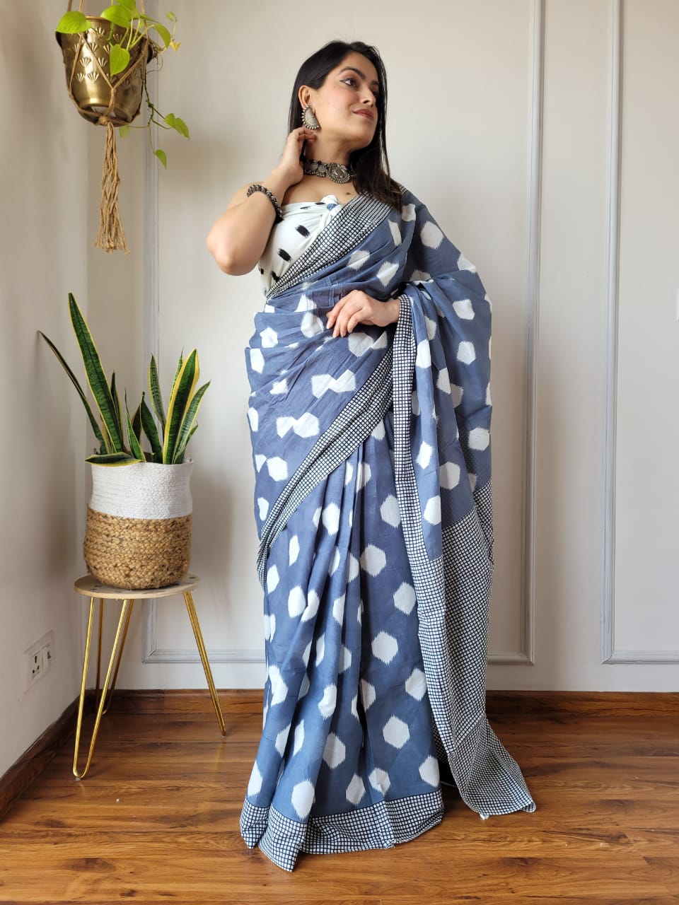 Pure Mulmul  Cotton Saree