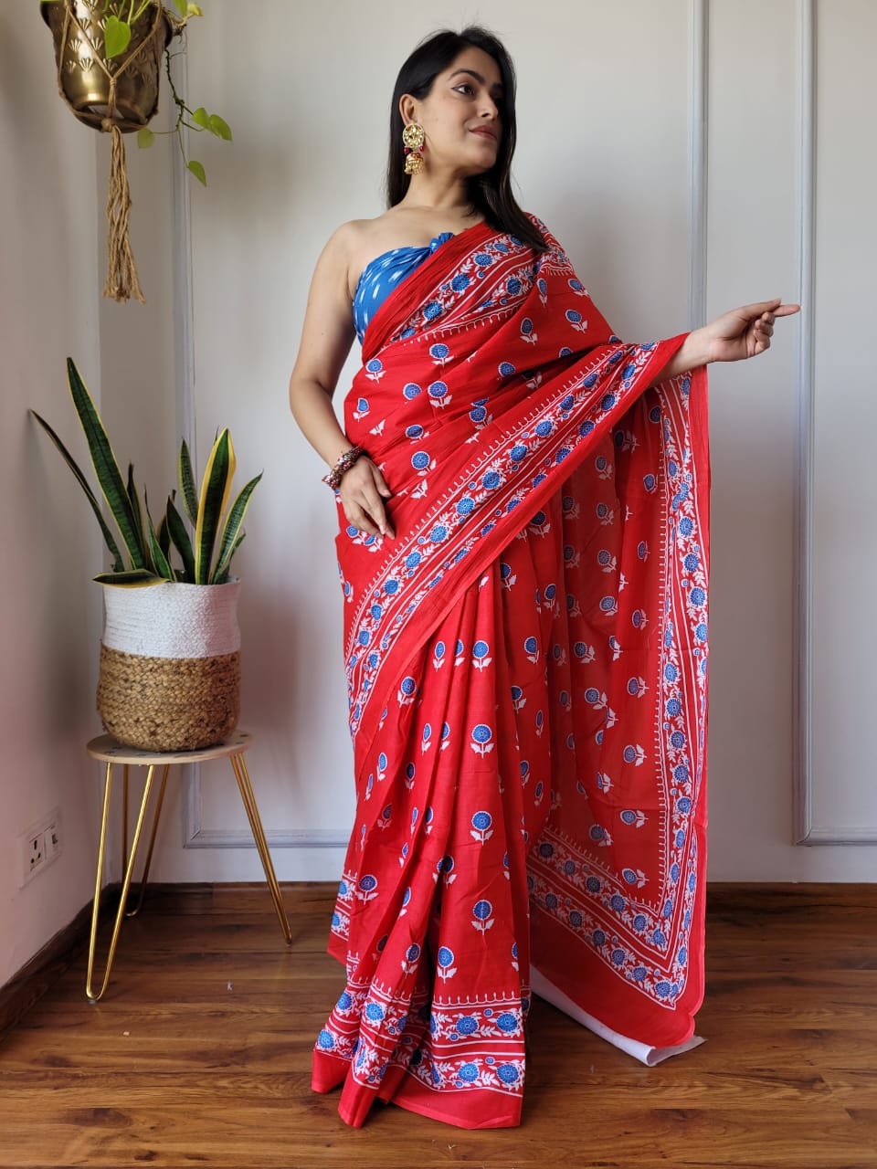 Pure Mulmul  Cotton Saree