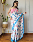 Pure Mulmul  Cotton Saree