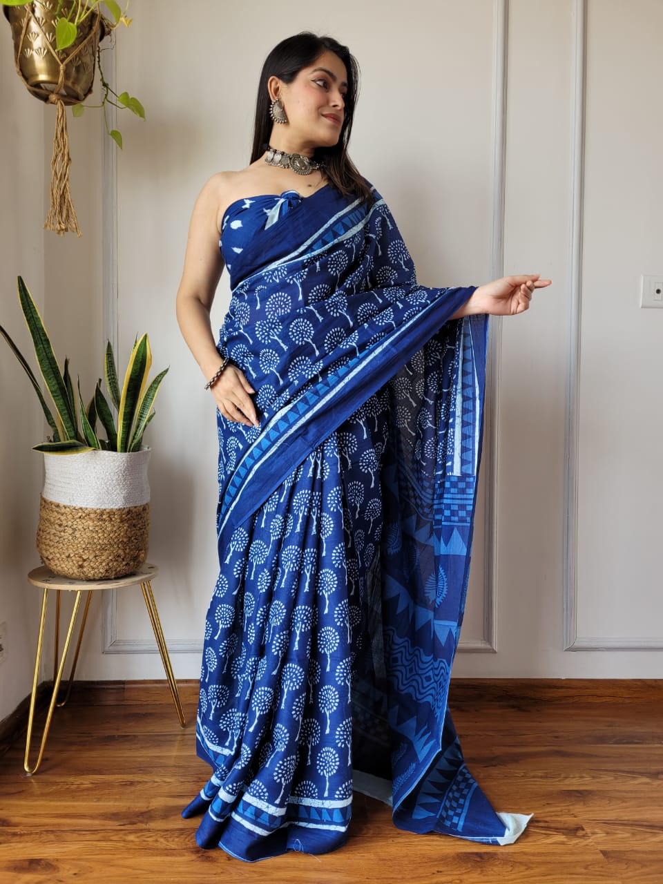 Pure Mulmul  Cotton Saree