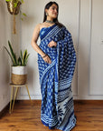 Pure Mulmul  Cotton Saree