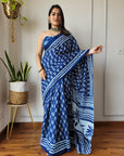 Pure Mulmul  Cotton Saree