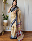 Pure Mulmul  Cotton Saree