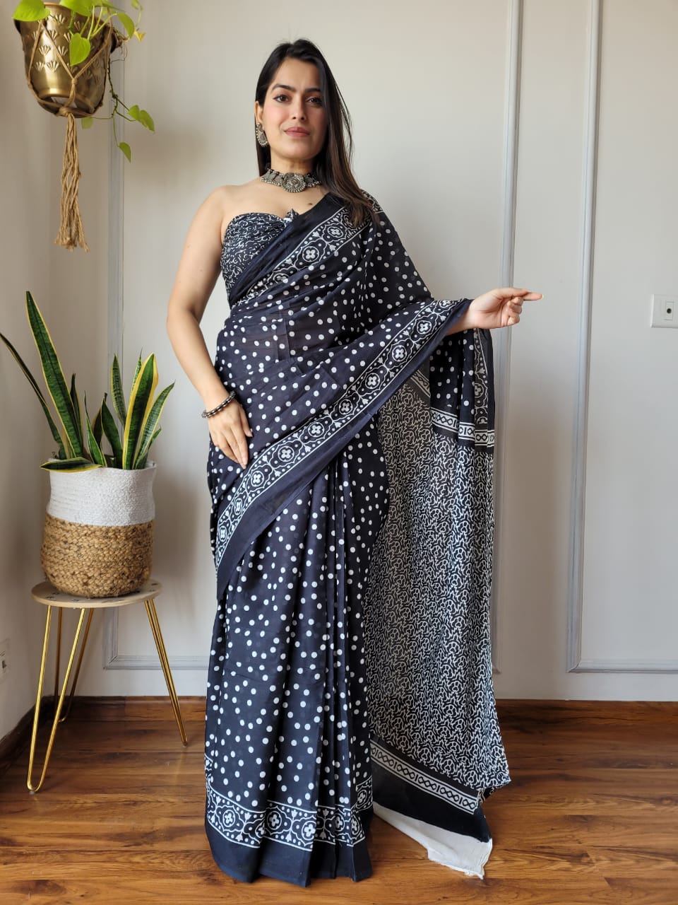 Pure Mulmul  Cotton Saree