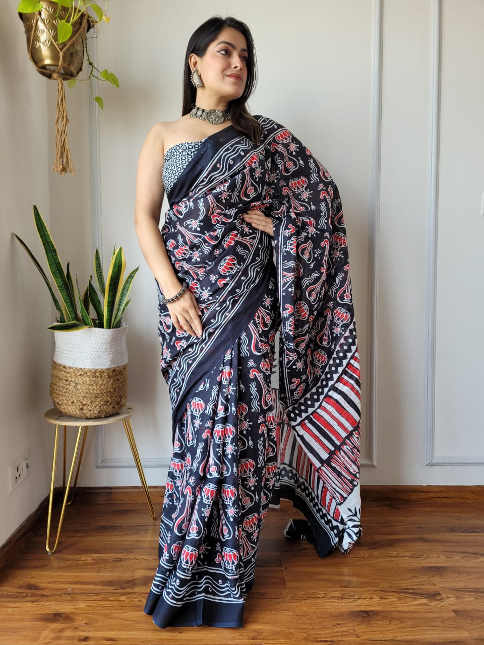 Pure Mulmul  Cotton Saree