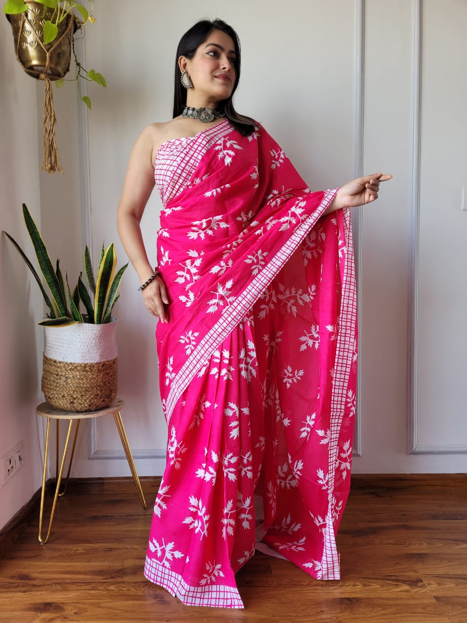 Pure Mulmul  Cotton Saree