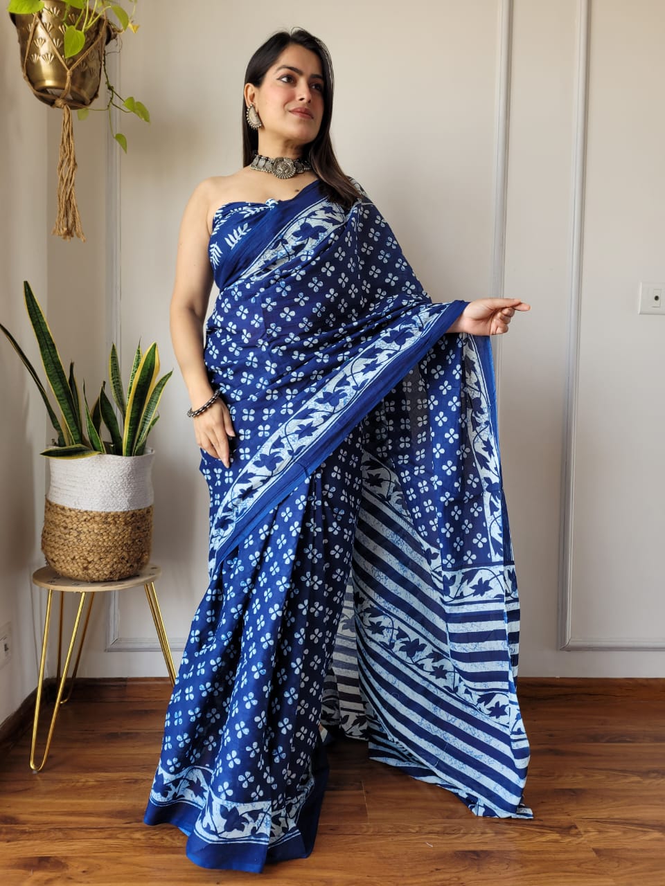 Pure Mulmul  Cotton Saree