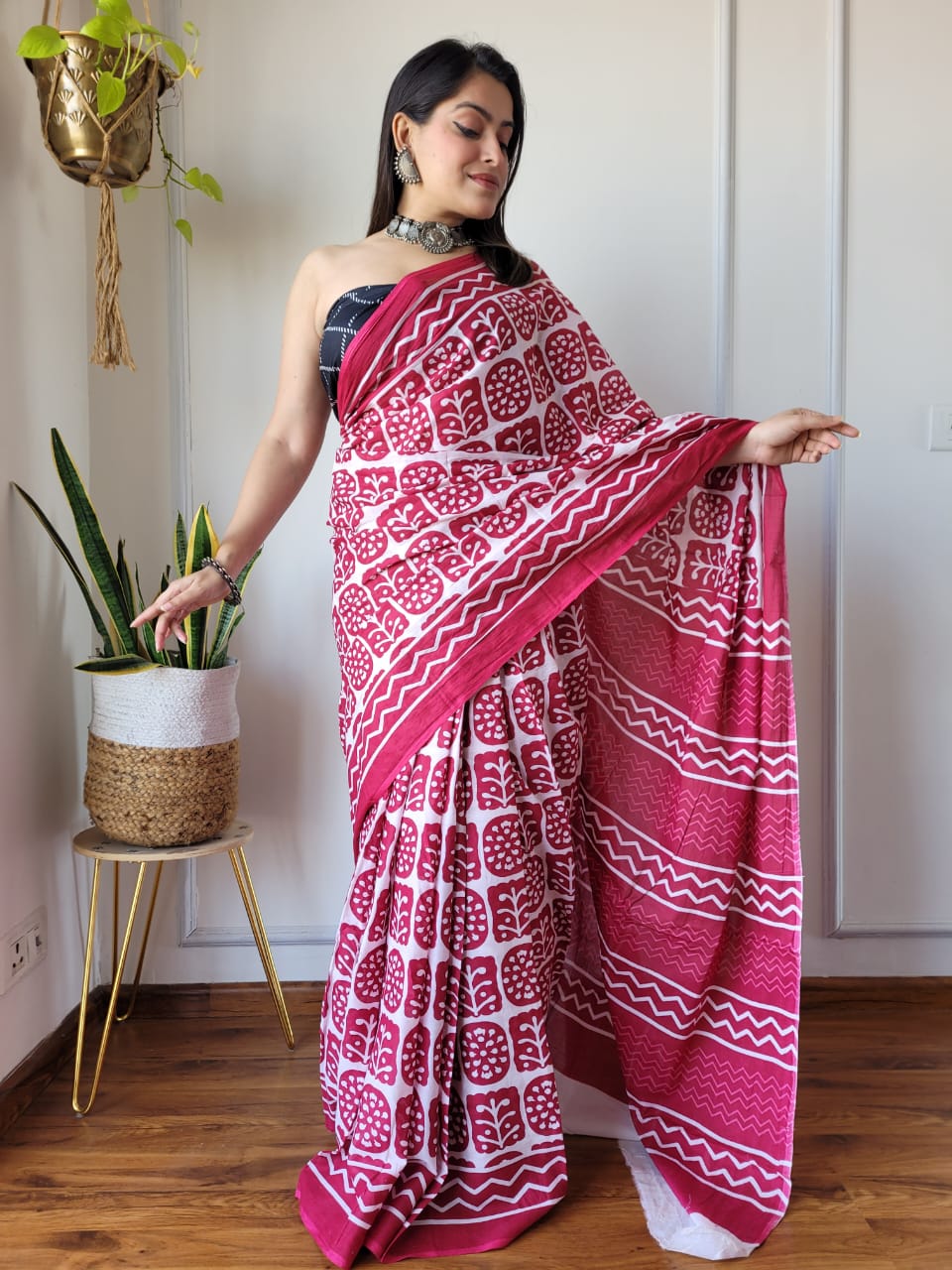 Pure Mulmul  Cotton Saree