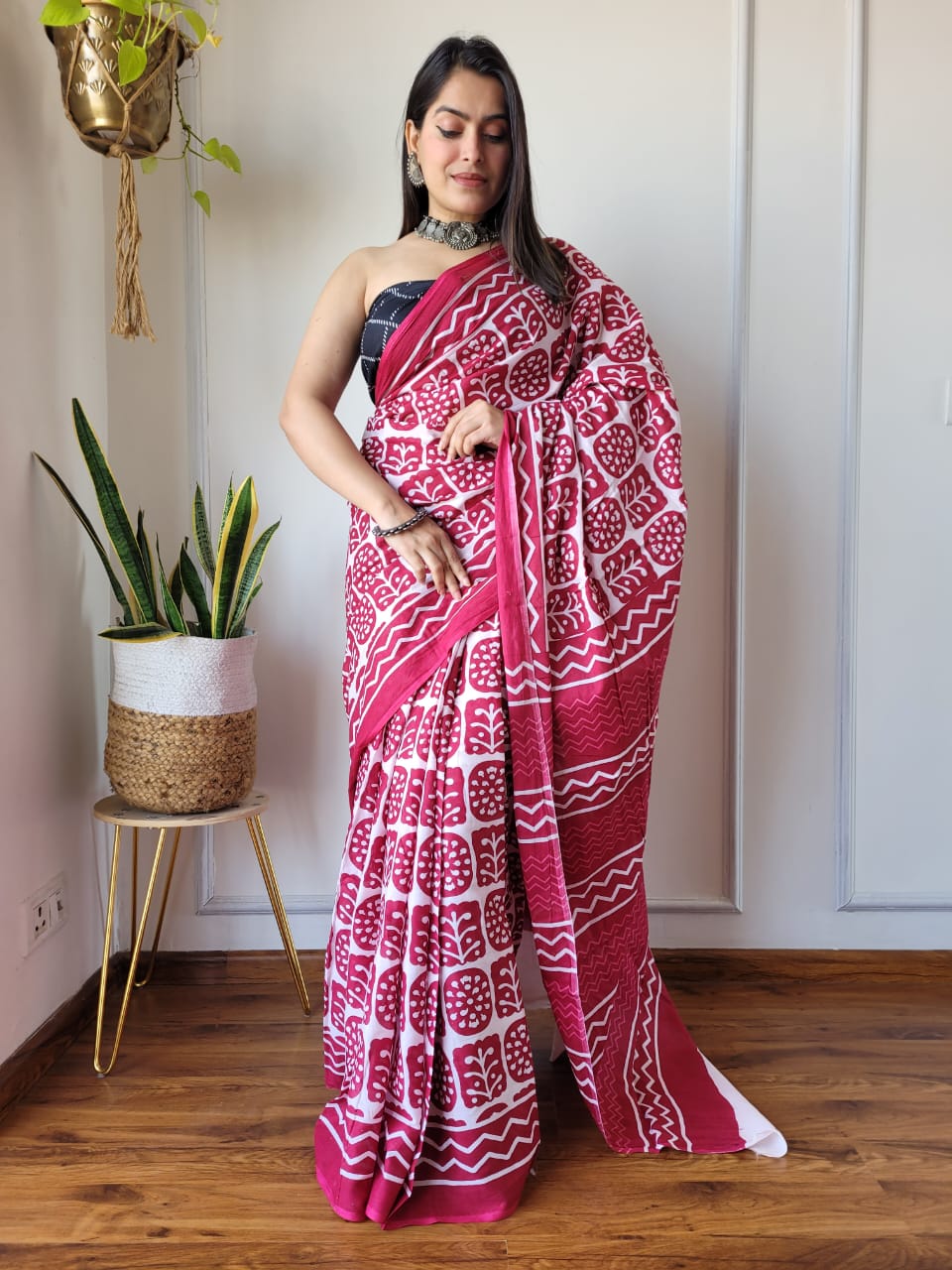 Pure Mulmul  Cotton Saree