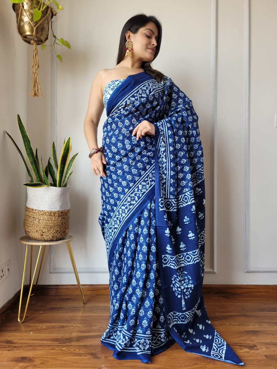 Pure Mulmul  Cotton Saree