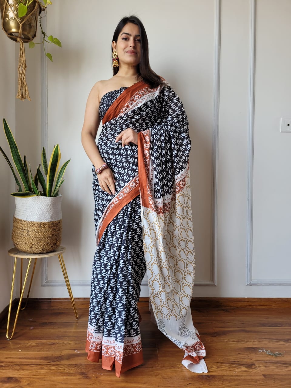 Pure Mulmul  Cotton Saree