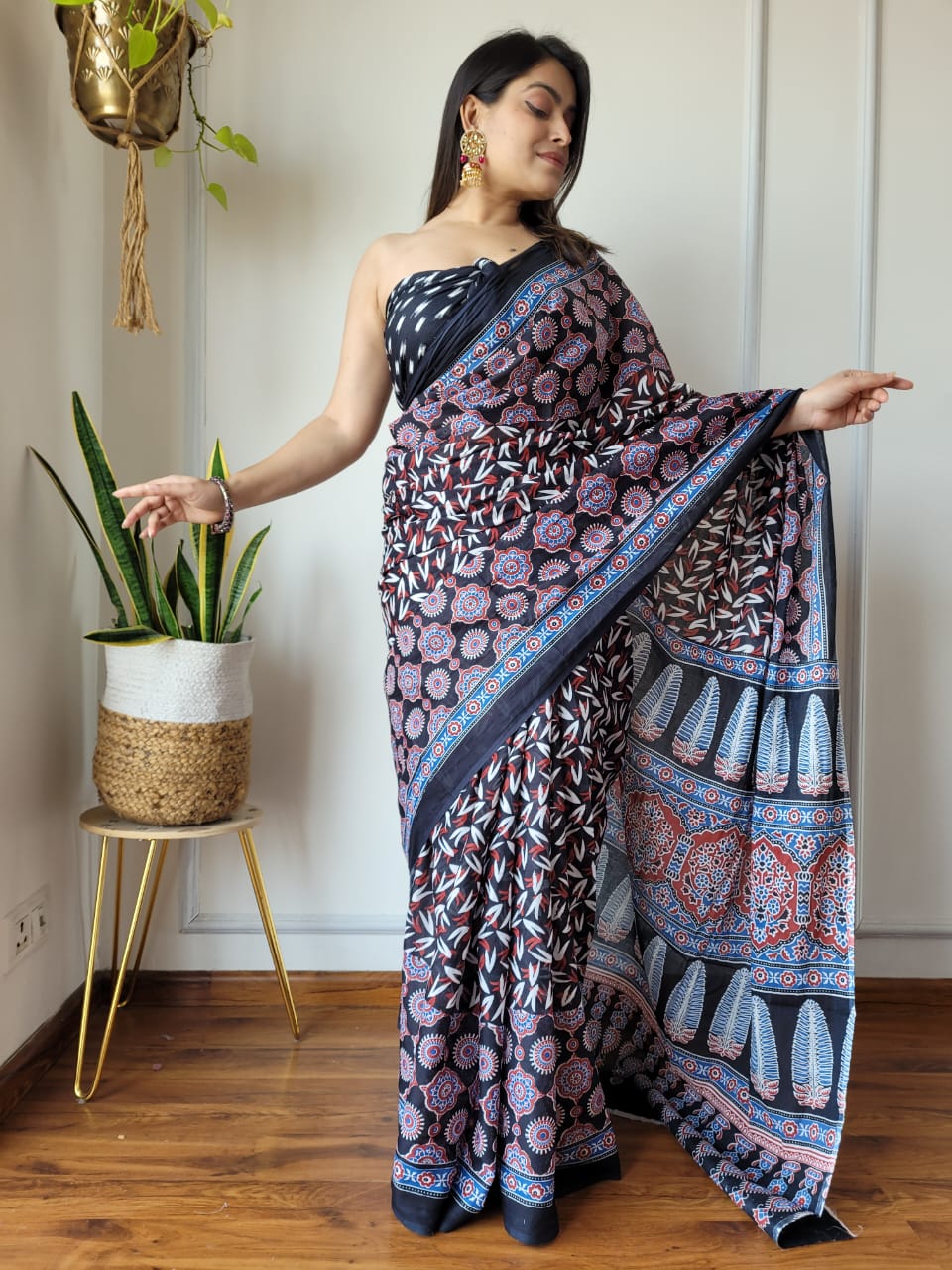 Pure Mulmul  Cotton Saree