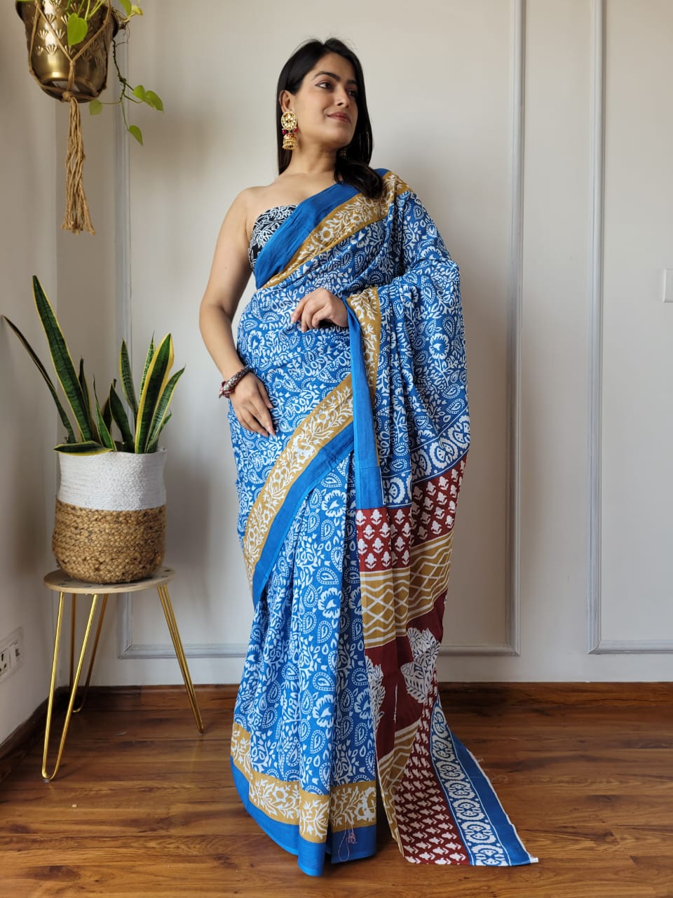 Pure Mulmul  Cotton Saree