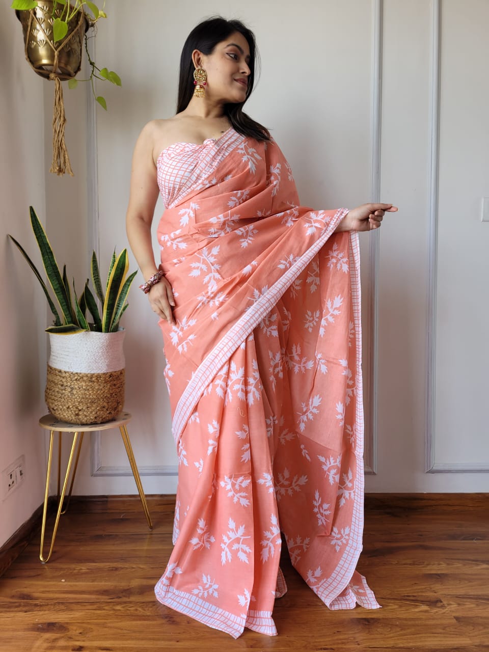 Pure Mulmul  Cotton Saree