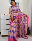 Banarsi instrument saree