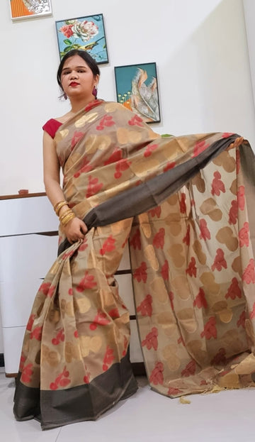 Banarsi instrument saree