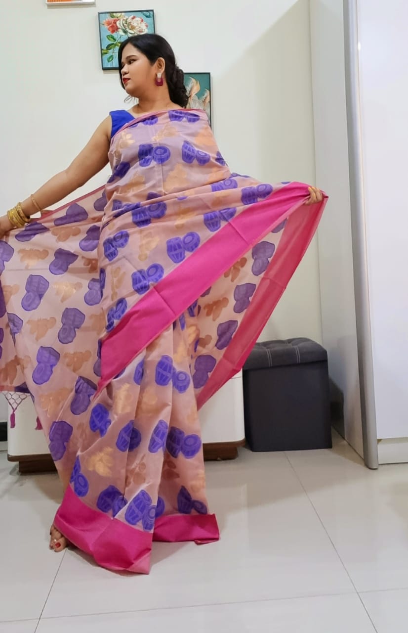 Banarsi instrument saree