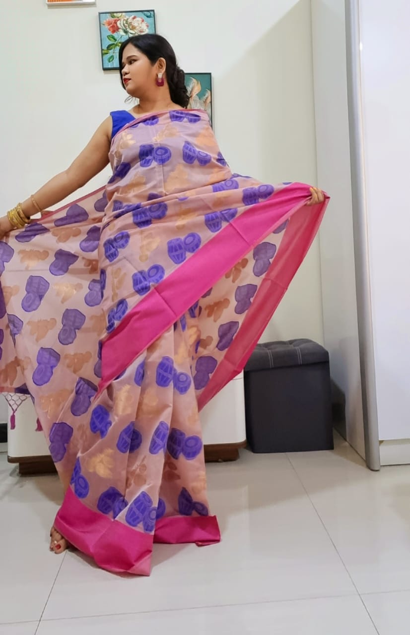 Banarsi instrument saree