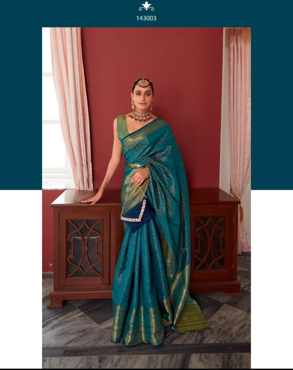 Copper zari kanjeevaram