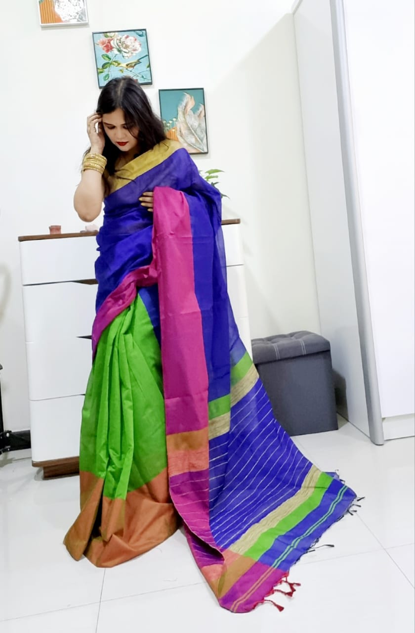 Bengal Handloom Silk-Cotton Sarees for Every Occasion