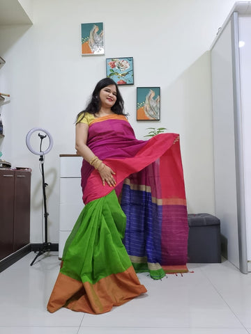 Bengal Handloom Silk-Cotton Sarees for Every Occasion