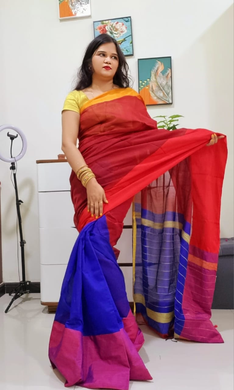 Bengal Handloom Silk-Cotton Sarees for Every Occasion