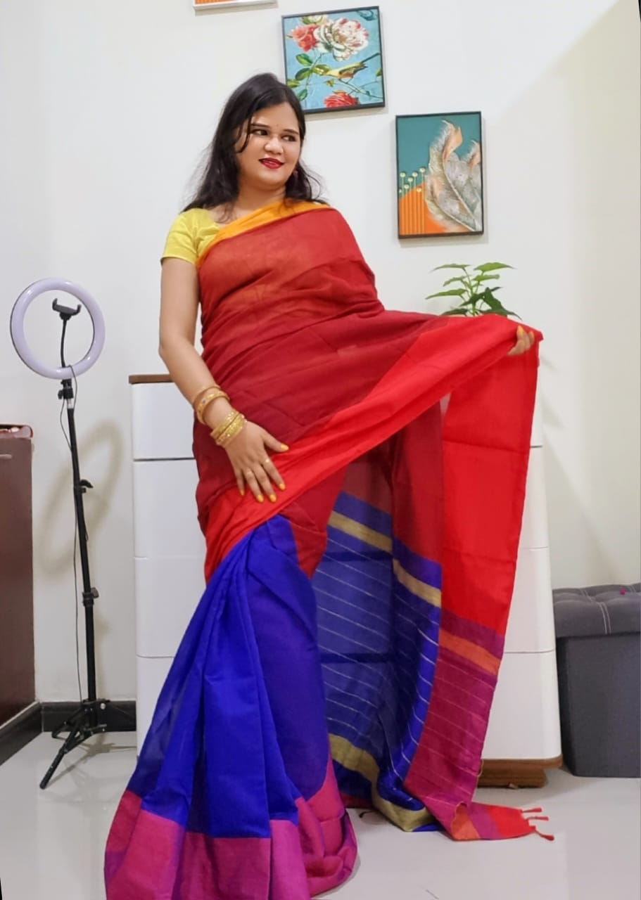 Bengal Handloom Silk-Cotton Sarees for Every Occasion