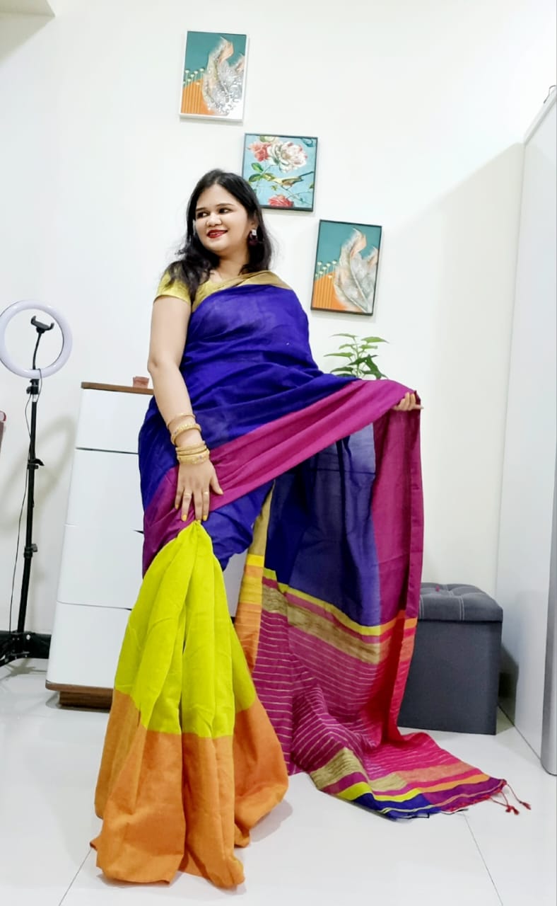 Bengal Handloom Silk-Cotton Sarees for Every Occasion