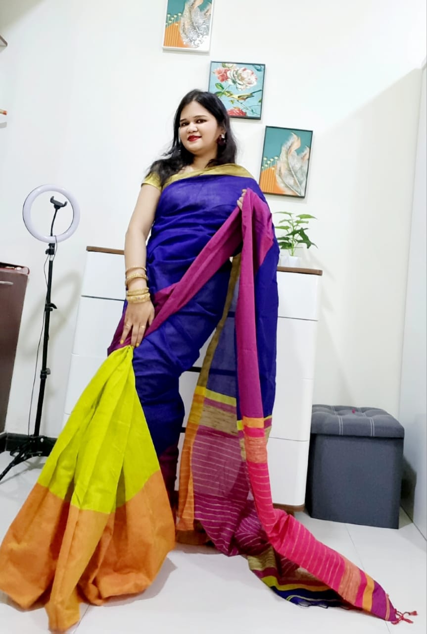 Bengal Handloom Silk-Cotton Sarees for Every Occasion