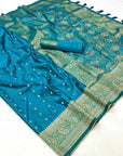 Satin Handloom weaving saree