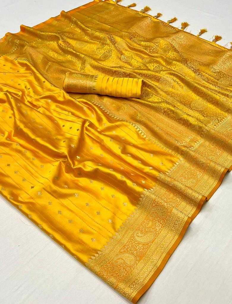 Satin Handloom weaving saree