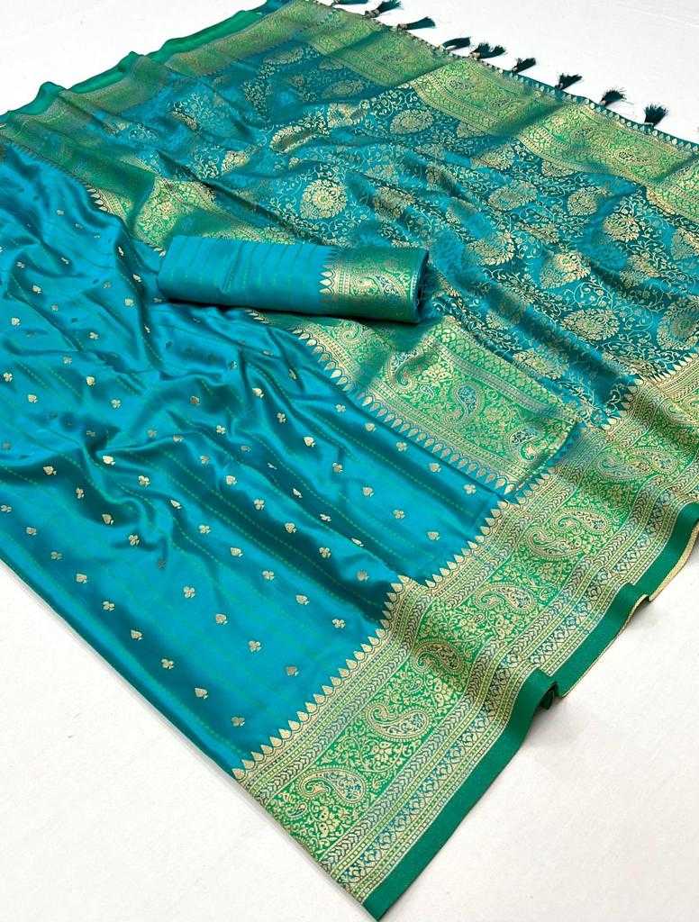 Satin Handloom weaving saree