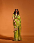 Satin Handloom weaving saree