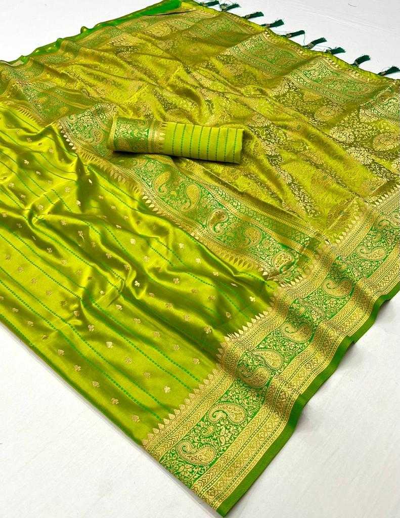 Satin Handloom weaving saree