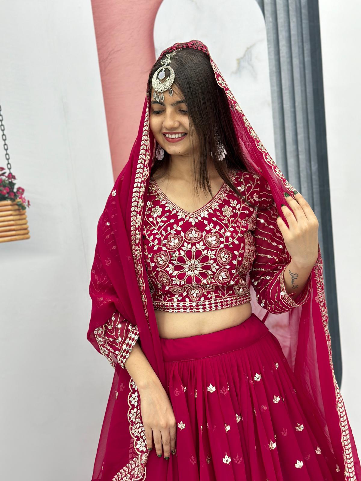 Embroidered Lehenga Choli