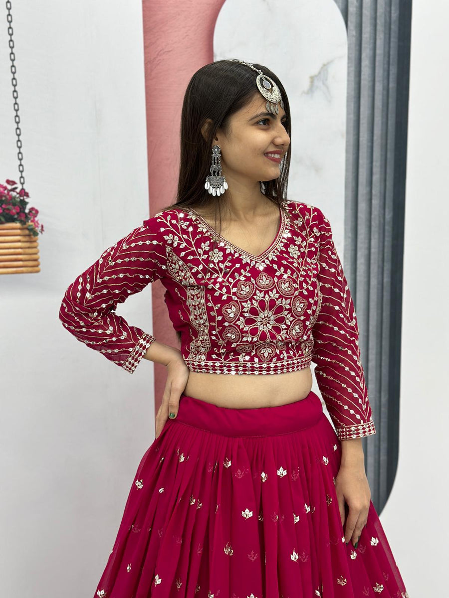 Embroidered Lehenga Choli