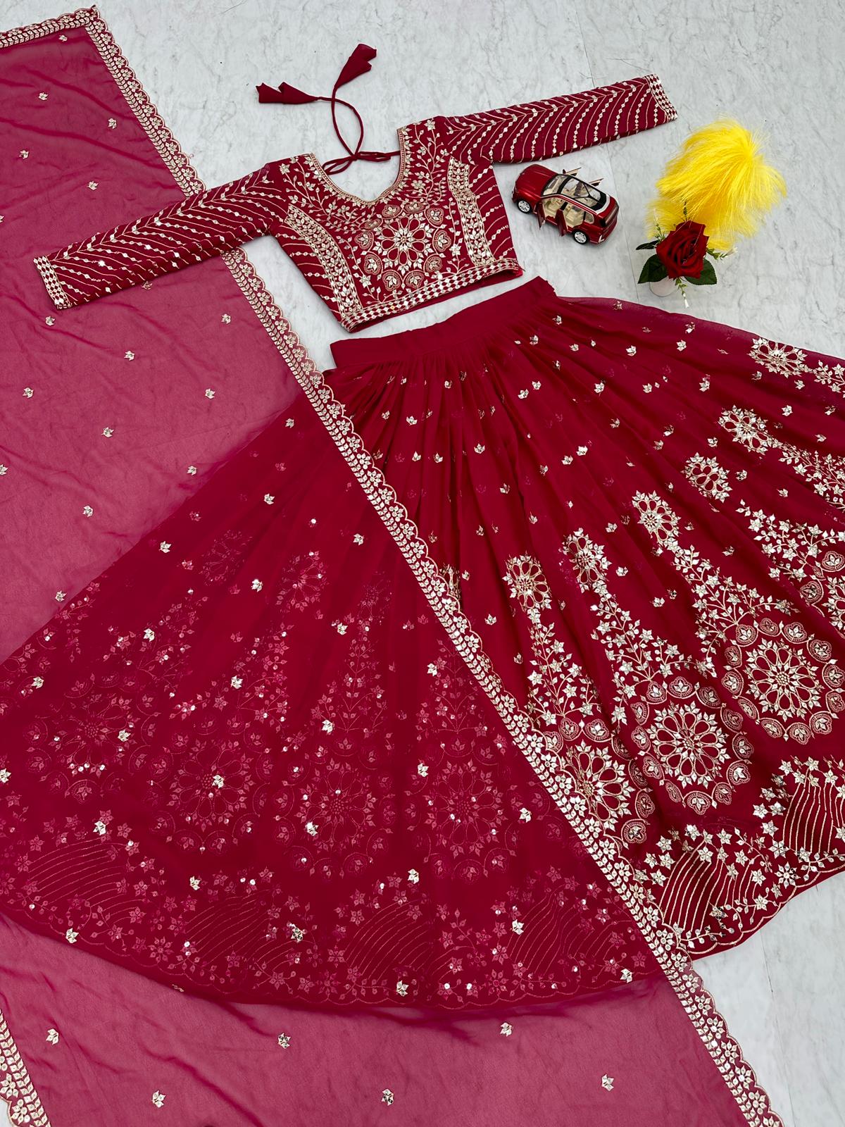 Embroidered Lehenga Choli